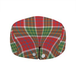 ScotsTee Shop Scottish Blackie Modern Clan Crest Tartan Jeff Cap Tartan Flat Cap