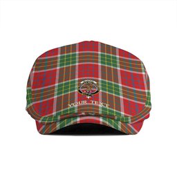 ScotsTee Shop Scottish Blackie Modern Clan Crest Tartan Jeff Cap Tartan Flat Cap