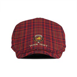 ScotsTee Shop Scottish Campbell of Loudon Plaid Modern 2 Clan Crest Tartan Jeff Cap Tartan Flat Cap