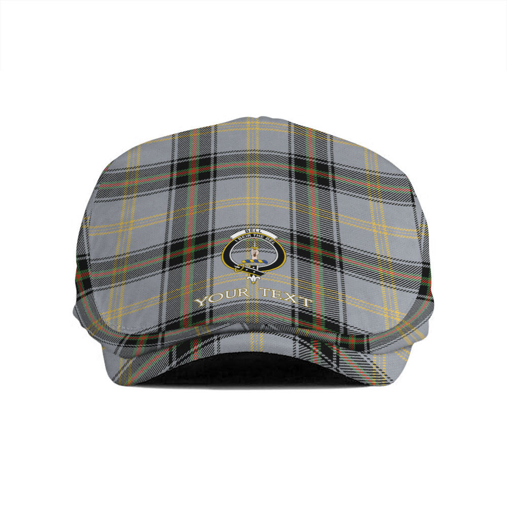 ScotsTee Shop Scottish Bell of the Borders Ancient Clan Crest Tartan Jeff Cap Tartan Flat Cap