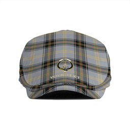 ScotsTee Shop Scottish Bell of the Borders Ancient Clan Crest Tartan Jeff Cap Tartan Flat Cap
