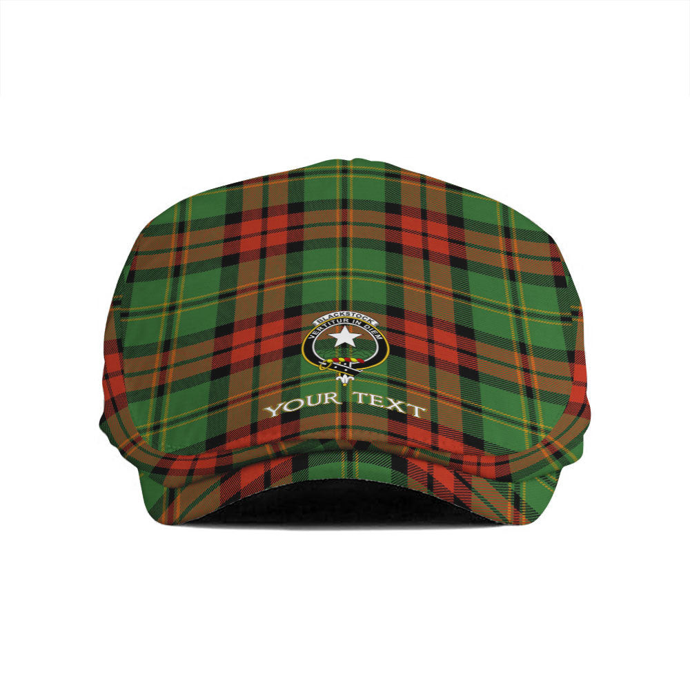 ScotsTee Shop Scottish Blackstock Hunting Ancient Clan Crest Tartan Jeff Cap Tartan Flat Cap