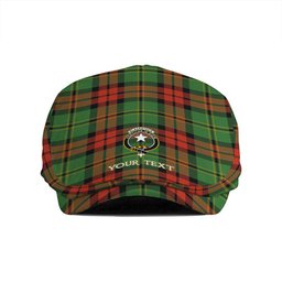 ScotsTee Shop Scottish Blackstock Hunting Ancient Clan Crest Tartan Jeff Cap Tartan Flat Cap