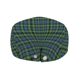 ScotsTee Shop Scottish Campbell of Argyll 1815 Ancient 2 Clan Crest Tartan Jeff Cap Tartan Flat Cap