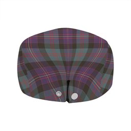 ScotsTee Shop Scottish Cameron of Erracht #3 Weathered 2 Clan Crest Tartan Jeff Cap Tartan Flat Cap