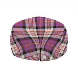 ScotsTee Shop Scottish Cameron of Erracht Dress #2 Ancient 2 Clan Crest Tartan Jeff Cap Tartan Flat Cap