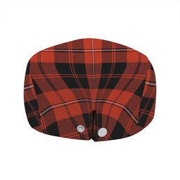 ScotsTee Shop Scottish Cunningham Ancient Clan Crest Tartan Jeff Cap Tartan Flat Cap