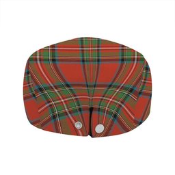 ScotsTee Shop Scottish Fullarton Clan Crest Tartan Jeff Cap Tartan Flat Cap