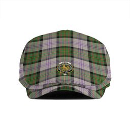 ScotsTee Shop Scottish Firth of Tay (Gillies Dress) Ancient Clan Crest Tartan Jeff Cap Tartan Flat Cap