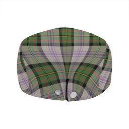 ScotsTee Shop Scottish Firth of Tay (Gillies Dress) Ancient Clan Crest Tartan Jeff Cap Tartan Flat Cap