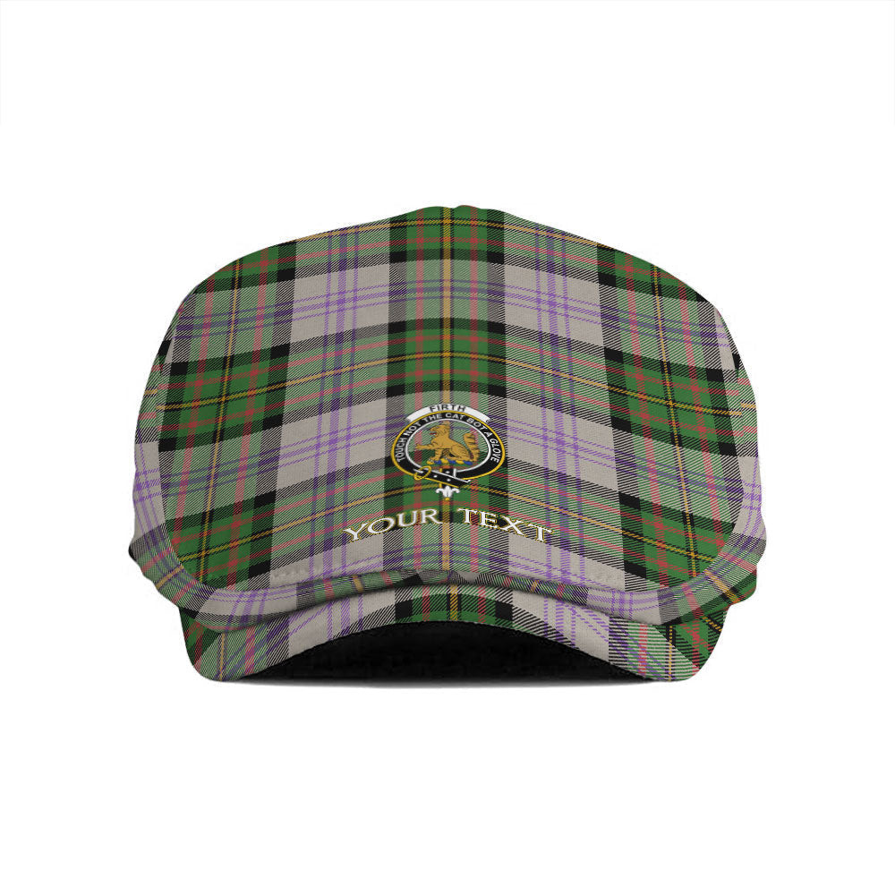 ScotsTee Shop Scottish Firth of Tay (Gillies Dress) Ancient Clan Crest Tartan Jeff Cap Tartan Flat Cap