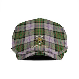 ScotsTee Shop Scottish Firth of Tay (Gillies Dress) Ancient Clan Crest Tartan Jeff Cap Tartan Flat Cap