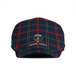 ScotsTee Shop Scottish Eglinton District (Montgomery of Ayrshire) Modern Clan Crest Tartan Jeff Cap Tartan Flat Cap