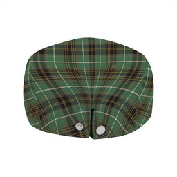ScotsTee Shop Scottish Forbes of Druinnor Ancient Clan Crest Tartan Jeff Cap Tartan Flat Cap