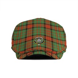 ScotsTee Shop Scottish Dalrymple of Castleton #2 Ancient Clan Crest Tartan Jeff Cap Tartan Flat Cap