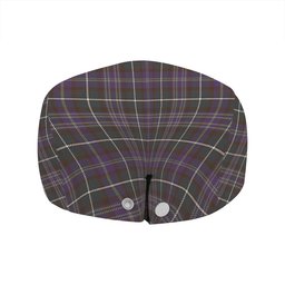 ScotsTee Shop Scottish Forbes of Druinnor Weathered Clan Crest Tartan Jeff Cap Tartan Flat Cap