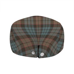 ScotsTee Shop Scottish Fletcher Family Weathered Clan Crest Tartan Jeff Cap Tartan Flat Cap