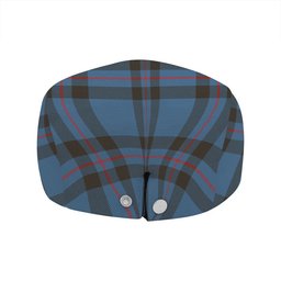 ScotsTee Shop Scottish Elliot (Ellot) Modern Clan Crest Tartan Jeff Cap Tartan Flat Cap