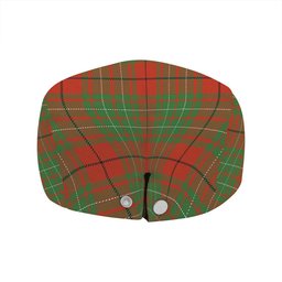 ScotsTee Shop Scottish Cumming (MacAulay #2) Ancient Clan Crest Tartan Jeff Cap Tartan Flat Cap