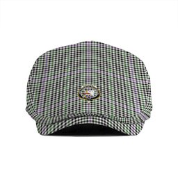 ScotsTee Shop Scottish Halliday (Holliday) Ancient Clan Crest Tartan Jeff Cap Tartan Flat Cap