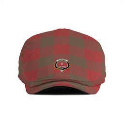 ScotsTee Shop Scottish Erskine Weathered Clan Crest Tartan Jeff Cap Tartan Flat Cap