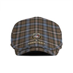 ScotsTee Shop Scottish Gammell Weathered Clan Crest Tartan Jeff Cap Tartan Flat Cap