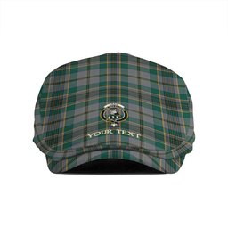 ScotsTee Shop Scottish Craig (Craigie) Modern Clan Crest Tartan Jeff Cap Tartan Flat Cap