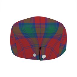 ScotsTee Shop Scottish Fotheringham Modern Clan Crest Tartan Jeff Cap Tartan Flat Cap