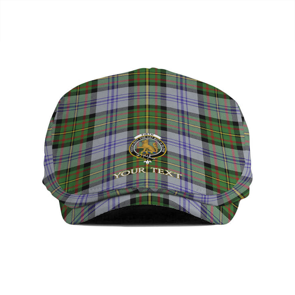 ScotsTee Shop Scottish Firth of Tay (Gillies Dress) Modern Clan Crest Tartan Jeff Cap Tartan Flat Cap