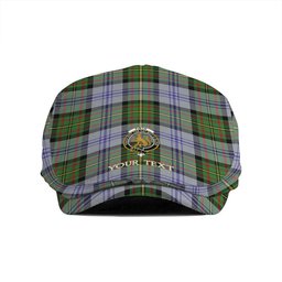 ScotsTee Shop Scottish Firth of Tay (Gillies Dress) Modern Clan Crest Tartan Jeff Cap Tartan Flat Cap