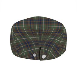 ScotsTee Shop Scottish Forbes of Druinnor Modern Clan Crest Tartan Jeff Cap Tartan Flat Cap