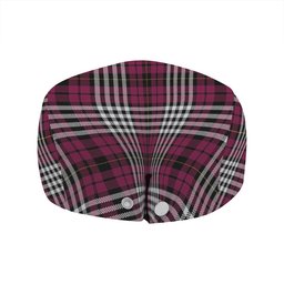 ScotsTee Shop Scottish Little of Morton Rigg Modern Clan Crest Tartan Jeff Cap Tartan Flat Cap