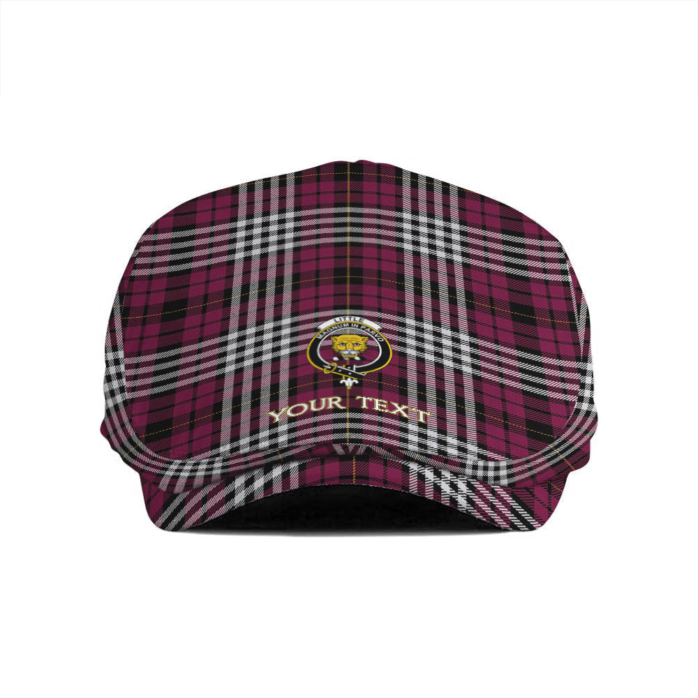 ScotsTee Shop Scottish Little of Morton Rigg Modern Clan Crest Tartan Jeff Cap Tartan Flat Cap