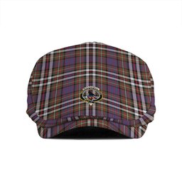 ScotsTee Shop Scottish MacDonell of Glengarry Dress Ancient Clan Crest Tartan Jeff Cap Tartan Flat Cap