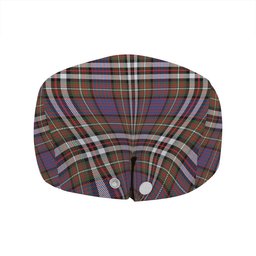 ScotsTee Shop Scottish MacDonell of Glengarry Dress Ancient Clan Crest Tartan Jeff Cap Tartan Flat Cap
