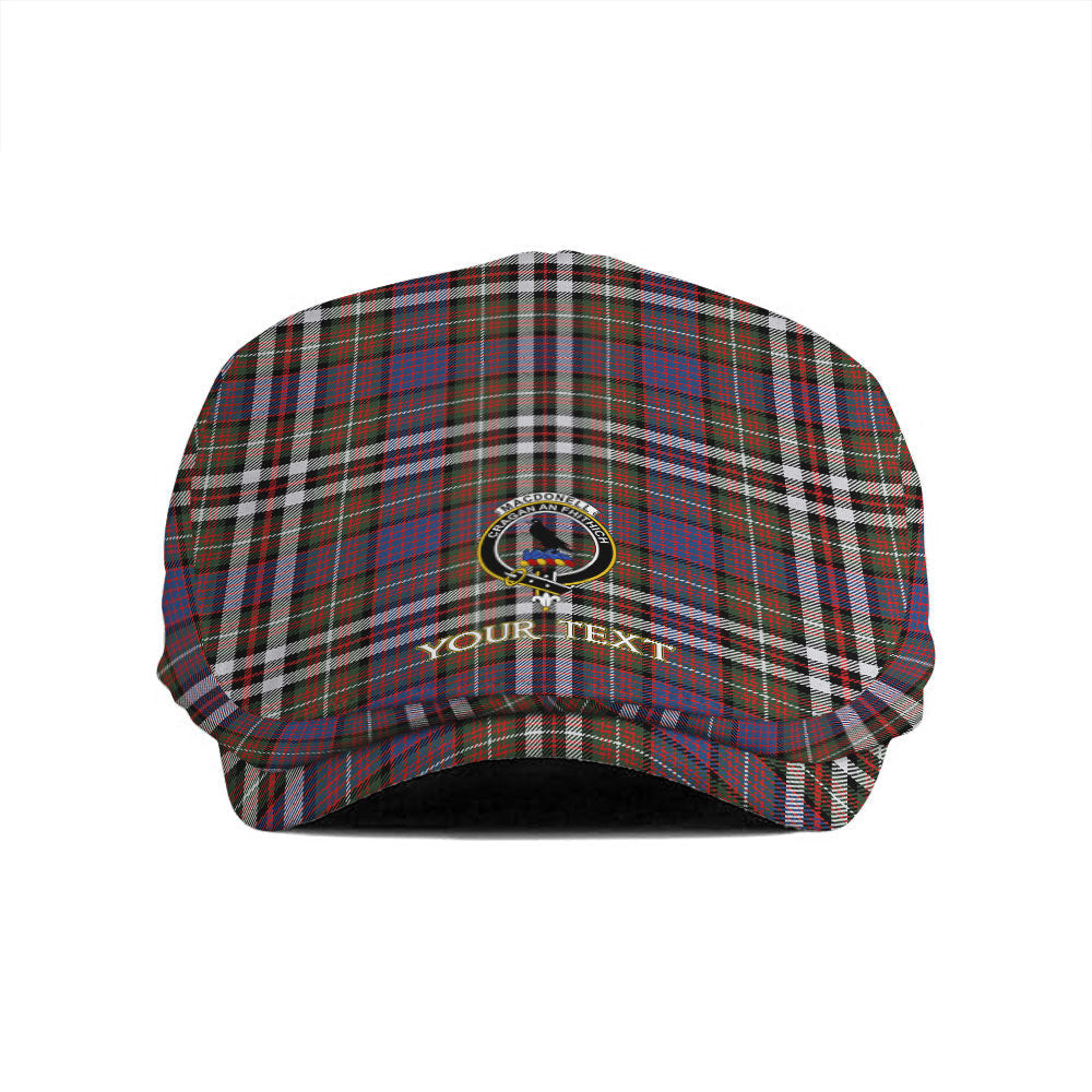ScotsTee Shop Scottish MacDonell of Glengarry Dress Ancient Clan Crest Tartan Jeff Cap Tartan Flat Cap