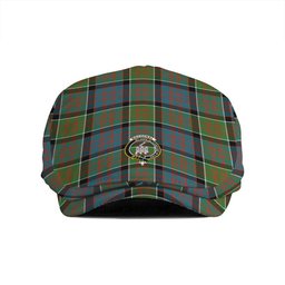 ScotsTee Shop Scottish MacDonald of Clanranald Ancient Clan Crest Tartan Jeff Cap Tartan Flat Cap