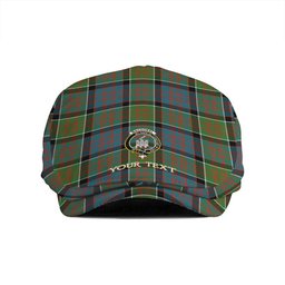 ScotsTee Shop Scottish MacDonald of Clanranald Ancient Clan Crest Tartan Jeff Cap Tartan Flat Cap