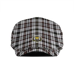 ScotsTee Shop Scottish Little Arisaid Modern Clan Crest Tartan Jeff Cap Tartan Flat Cap