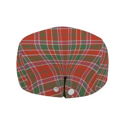 ScotsTee Shop Scottish MacDonald of Lochmaddy (Donald of Loch Mhaddy) Anceint Clan Crest Tartan Jeff Cap Tartan Flat Cap