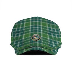 ScotsTee Shop Scottish MacDonald Lord of the Isles; Hunting Ancient Clan Crest Tartan Jeff Cap Tartan Flat Cap