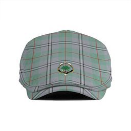 ScotsTee Shop Scottish Irvine of Glentulchan Ancient Clan Crest Tartan Jeff Cap Tartan Flat Cap