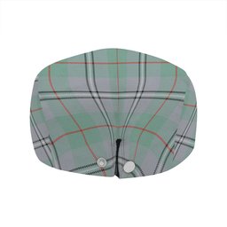 ScotsTee Shop Scottish Irvine of Glentulchan Ancient Clan Crest Tartan Jeff Cap Tartan Flat Cap