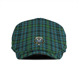 ScotsTee Shop Scottish Hope Vere Ancient Clan Crest Tartan Jeff Cap Tartan Flat Cap
