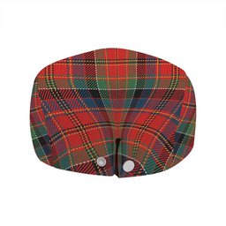 ScotsTee Shop Scottish Hay and Leith Modern Clan Crest Tartan Jeff Cap Tartan Flat Cap