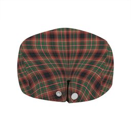 ScotsTee Shop Scottish Innes of Cowie Modern Clan Crest Tartan Jeff Cap Tartan Flat Cap