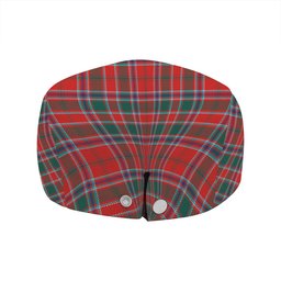 ScotsTee Shop Scottish MacDonald of Lochmaddy (Donald of Loch Mhaddy) Modern Clan Crest Tartan Jeff Cap Tartan Flat Cap