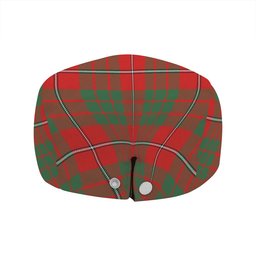 ScotsTee Shop Scottish MacGregor of Balquhidder (Gregor of Balquhidder) Modern Clan Crest Tartan Jeff Cap Tartan Flat Cap