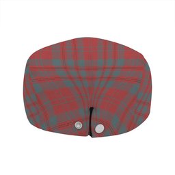 ScotsTee Shop Scottish Livingstone Weathered Clan Crest Tartan Jeff Cap Tartan Flat Cap