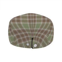 ScotsTee Shop Scottish MacDonald Lord of the Isles; Hunting Weathered Clan Crest Tartan Jeff Cap Tartan Flat Cap